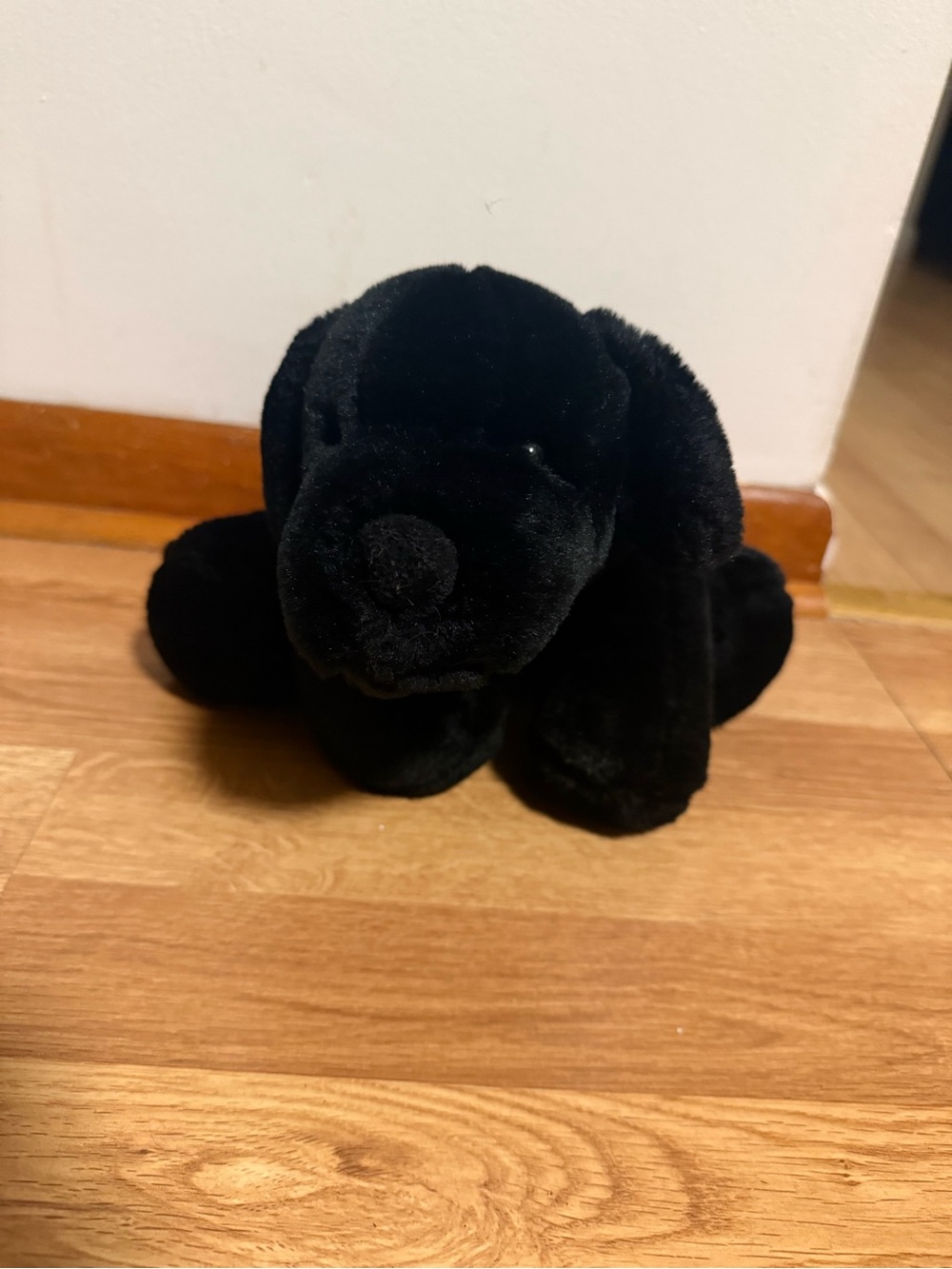 Vintage Commonwealth Black Puppy Dog Lab Labrador Plush Stuffed Animal 2001 12”